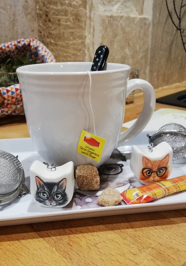 Mug chat Felix en porcelaine